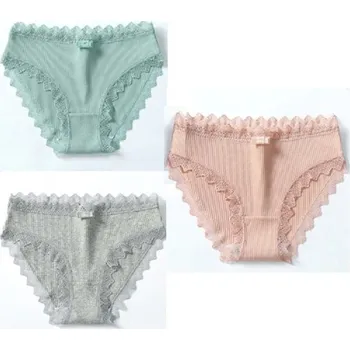 Dámské spodní prádlo Dámské bavlněné kalhotky - 3 ks S 7