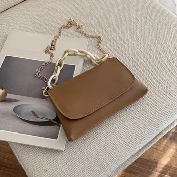 Kabelka Dámská crossbody kabelka M1444 hnědá