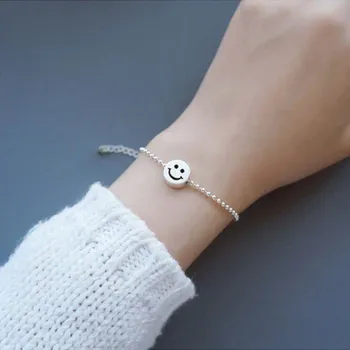 Náramek Dámský kuličkový náramek smajlík