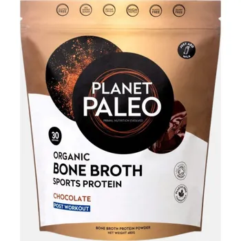 Protein Planet Paleo Bone Broth Protein Powder Chocolate Protein pro sportovce čokoláda (Velikost: 480 g)