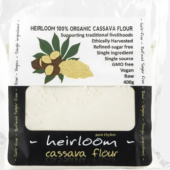 Mouka Ceylon Kokonati Raw manioková mouka Cassava