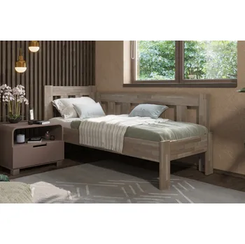 Postel ProSpánek Utena 90 x 200 cm, pravý roh, buk BO105