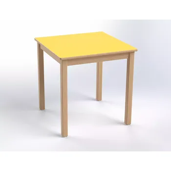 Jídelní stůl Čtvercový stůl 70 x 70 cm, volitlená barva výška 40 cm