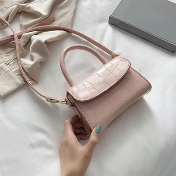 Kabelka Dámská crossbody kabelka M1783 růžová