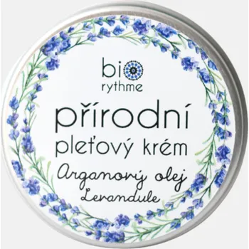 Pleťový krém Biorythme přírodní krém pro smíšenou pleť Arganový olej, levandule