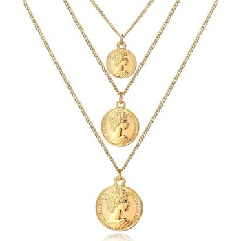 Náhrdelník Dámský náhrdelník s přívěsky G826 4