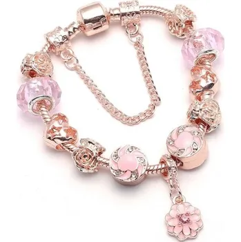 Náramek Dámský náramek s přívěsky H223 18 cm 4