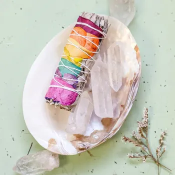 umělá květina Yoga Day Duhová Šalvěj bílá s okvětními lístky růže