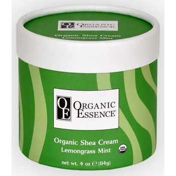 Tělový krém Organic Essence Shea Cream voňavý tělový balzám (Vůně: Citrónová tráva a máta)