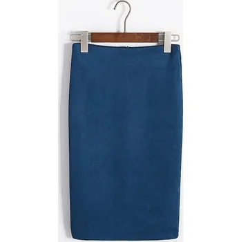 Dámská sukně Dámská úzká sukně J3261 tmavě modrá L