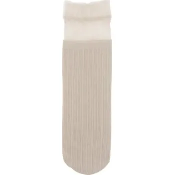 Dámské ponožky Dámské silonové ponožky s volánky béžova