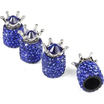 ventilky Čepičky ventilků korunky 4 ks B574 tmavě modrá