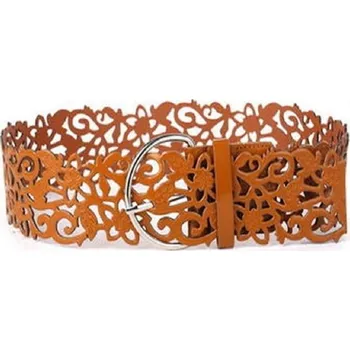 Opasek Dámský široký pásek L129 světle hnědá