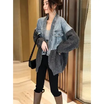 Dámská casual bunda Dámská džínová bunda P1809 L