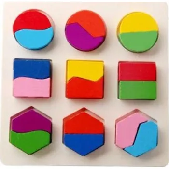 ostatní stavebnice 3D puzzle tvary 2