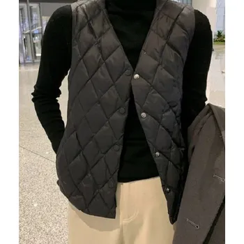 Dámská vesta Dámská prošívaná vesta P1985 černá M
