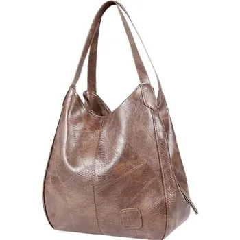 Kabelka Dámská kožená kabelka M745 tmavě hnědá