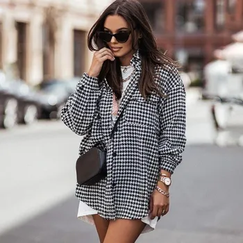 Dámská košile Dámská oversize košile P2455 černá XS