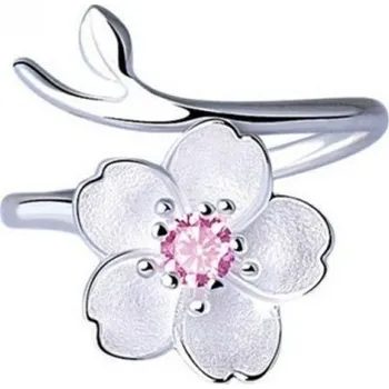 Prsten Dámský prstýnek s nastavitelnou velikostí růžová