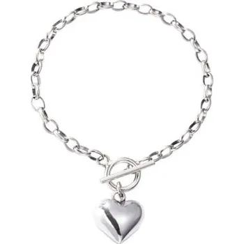 Náramek Dámský náramek americké zapínání srdce