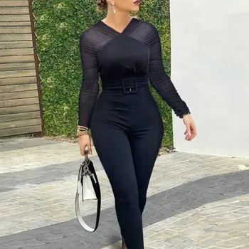 Dárková krabička Dámský černý společenský overal XS 2