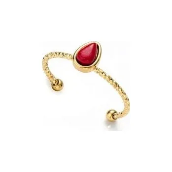 Prsten Dámský prstýnek D2767 červená