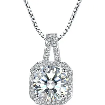 Náhrdelník Dámský náhrdelník s přívěskem D385 stříbrná