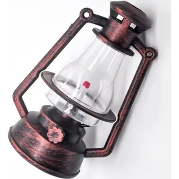 Svícen Dekorativní retro lampa měděná 7,5 cm