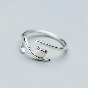 Prsten Dámský prstýnek kočka D1534