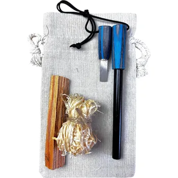 Vybavení pro přežití PKshop SET křesadlo modrá Velikost: M