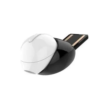 Sluchátka Bluetooth bezdrátové sluchátko s USB nabíječkou bílá