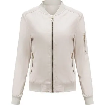 Dámská bunda Dámská jarní bunda P1723 krémová M