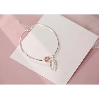 Náramek Dámský náramek s pírkem A1645