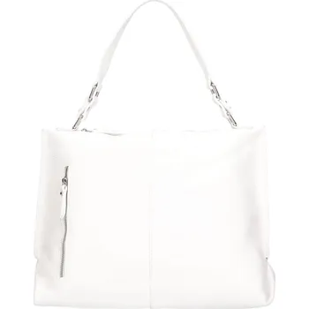 Kabelka Dámská kožená kabelka Italia Gweny - bílá