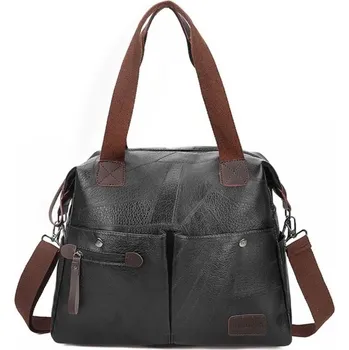 Kabelka Dámská kožená kabelka M1254 černá