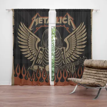 Závěs Sablio Závěsy METALLICA Padlý anděl: 2ks 140x250cm