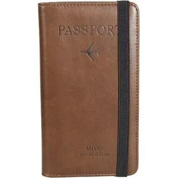 Ledvinka Cestovní pouzdro na doklady T1016 hnědá