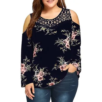 Dámská plus size halenka Betania tmavě modrá 3XL