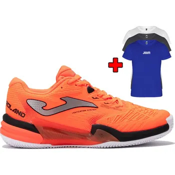 Pánská tenisová obuv Pánská tenisová obuv JOMA ROLAND MEN 2408 ORANGE + bonus TRIČ - UK 7,5