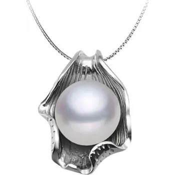 Náhrdelník Dámský náhrdelník s mušlí D464 světle fialová