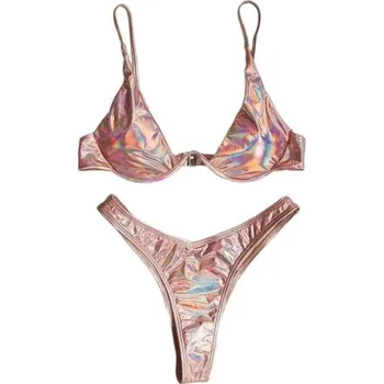 Dámské plavky Dámské bikiny P957 meruňková M