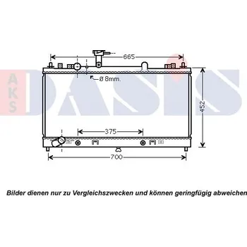 Chladič motoru Chladič, chlazení motoru AGB 451908-10