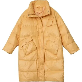 Dámská zimní bunda P2284 žlutá M