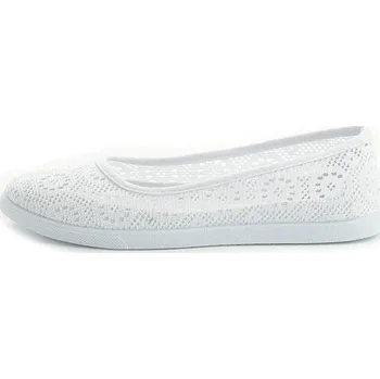 Dámské baleríny Dámské krajkové baleríny - Bílé 37