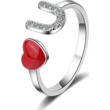 Prsten Dámský prstýnek se srdcem D2037