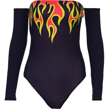 Body Dámské body s motivem plamenů S