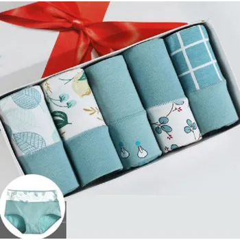 Kalhotky Dámské kalhotky s vysokým pasem - 5 ks XL 3