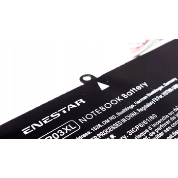 Baterie k notebooku Baterie do notebooků HP, Compaq, lithium-iontová 3770 mAh Enestar