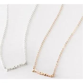 Šperk Dámský náhrdelník mama stříbrná