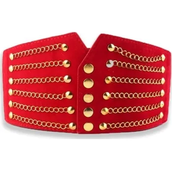 Korzet Dámský korzetový pásek L63 červená